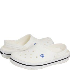 CROCS UNISEX-ADULT CROCBAND CLOG, WHITE, 10 WOMEN/8 MEN